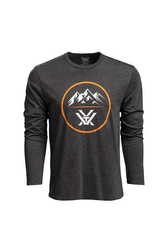 Adult Male Three Peaks T-Shirt, Color: Charcoal Heather, Size: M