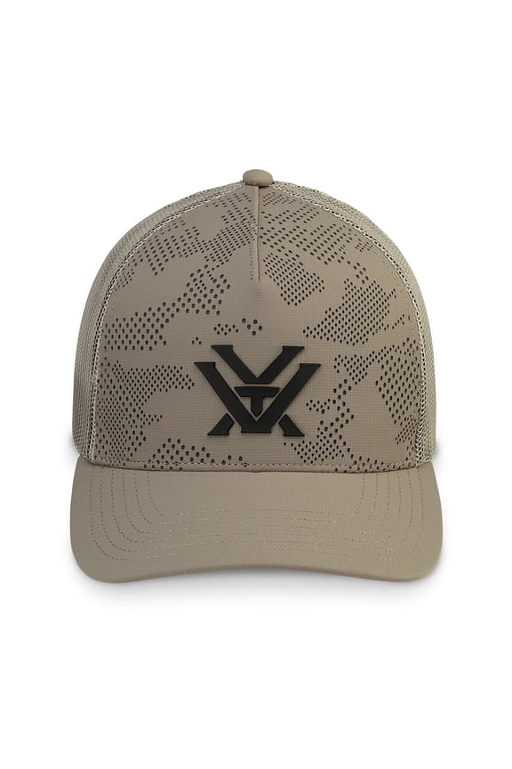 Adult Male Through and Through Camo Khaki Cap (224-04-KHA)