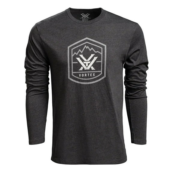 VORTEX Adult Male Total Ascent T-Shirt, Color: Charcoal, Size: 2XL