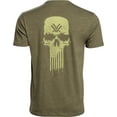 thumbnail image 1 of VORTEX Adult Male Toxic Chiller Short Sleeve T-Shirt, Color: Military Heather, Size: M, 1 of 4