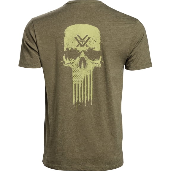 VORTEX Adult Male Toxic Chiller Short Sleeve T-Shirt, Color: Military Heather, Size: XL