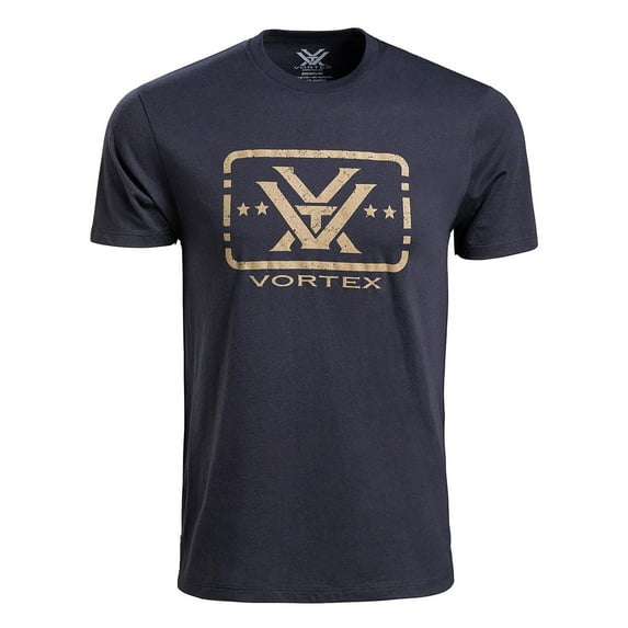 VORTEX Adult Male Trigger Press Short Sleeve T-Shirt, Color: Polar Night, Size: 3XL
