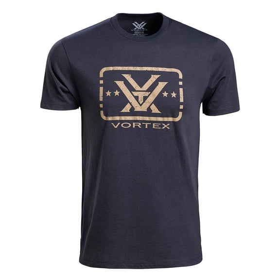 VORTEX Adult Male Trigger Press Short Sleeve T-Shirt, Color: Polar Night, Size: M