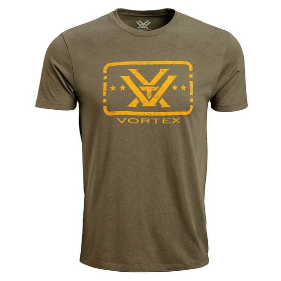 VORTEX Adult Male Trigger Press T-Shirt, Color: Military Heather, Size: 2XL