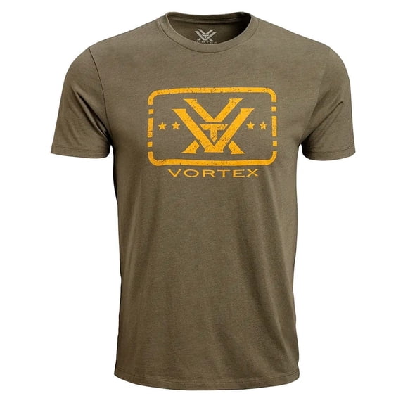 VORTEX Adult Male Trigger Press T-Shirt, Color: Military Heather, Size: S