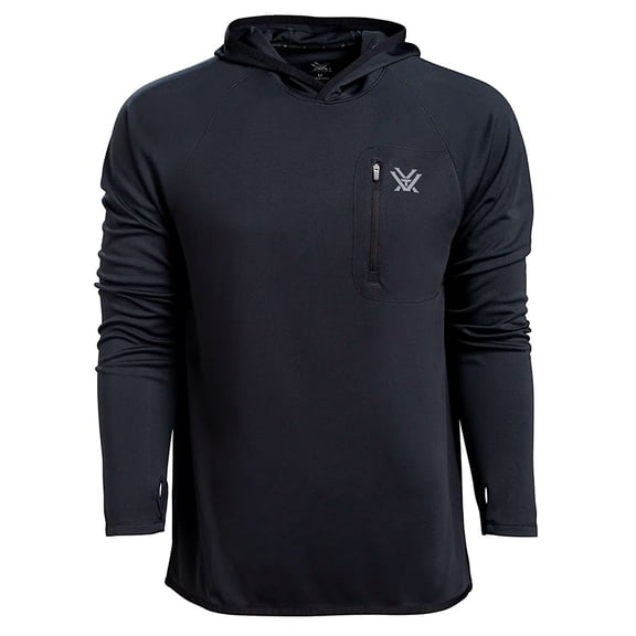 VORTEX Adult Male Weekend Rucker Hoodie, Color: Black, Size: 2XL
