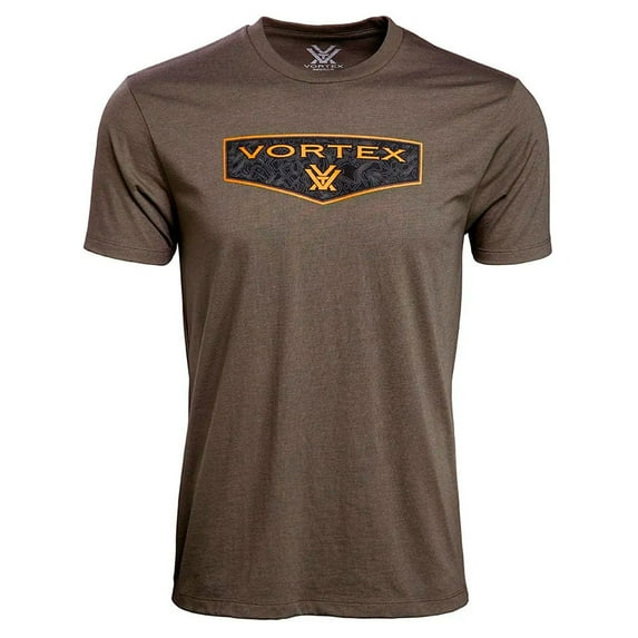 Vortex Optics Shield Short Sleeve T-Shirt Brown Heather XL 220-50-BRHXL