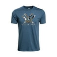 thumbnail image 1 of VORTEX Men's Camo Logo Short Sleeve Tee, Color: Steel Blue Heather, Size: XL (120-15-SBH-XL), 1 of 4