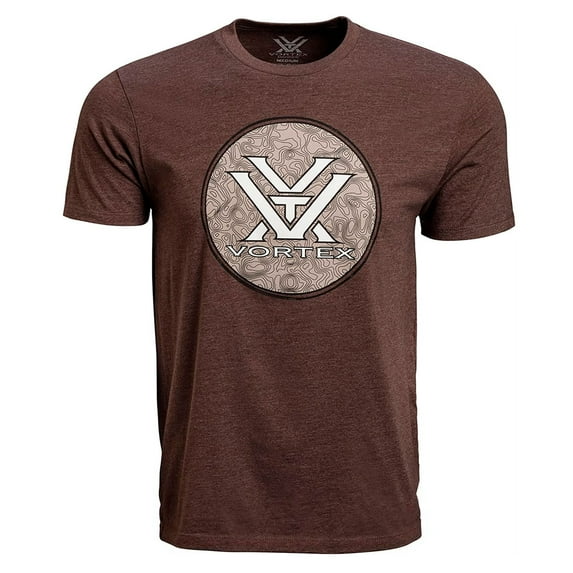 VORTEX Men's Hunting Grounds T-Shirt, Color: Brown Heather, Size: M (122-06-BRHM)