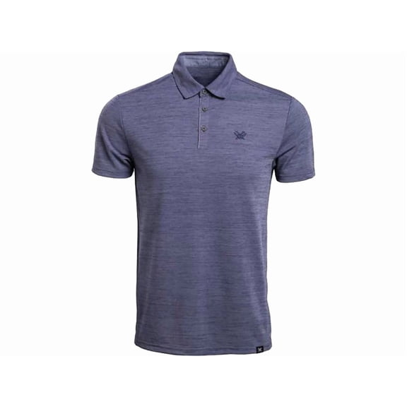Vortex Optics Men's Punch In Short Sleeve Polo Shirt Crown Blue 2XL