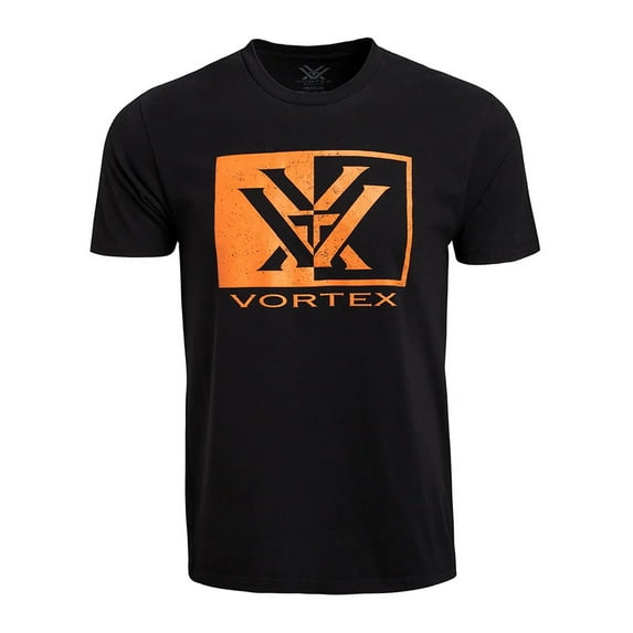 VORTEX Men's Split Screen T-Shirt, Color: Black, Size: L (122-03-BLKL)