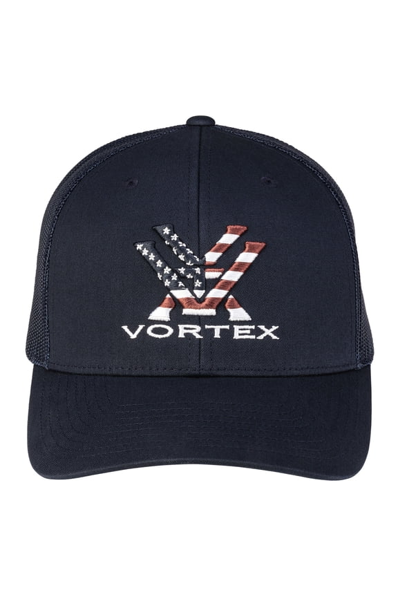 Men's Stars and Stripes Navy Cap (126-16-NVY)