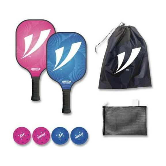 VORTExX Pickleball Set, Pink/Blue, 15.75" x 7.75" x 2.9"