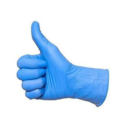 VOS Disposable Gloves| Heavy Duty | Powder Free | Latex Free Rubber | 1000 Count Box |food Safe (X-Large)