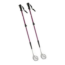 VOS Metal Sand Sifter 2 Pcs, Beach Shovel & Sifter tool for Beachcombing, Adjustable Stainless-Steel Handle from 21"- 33"