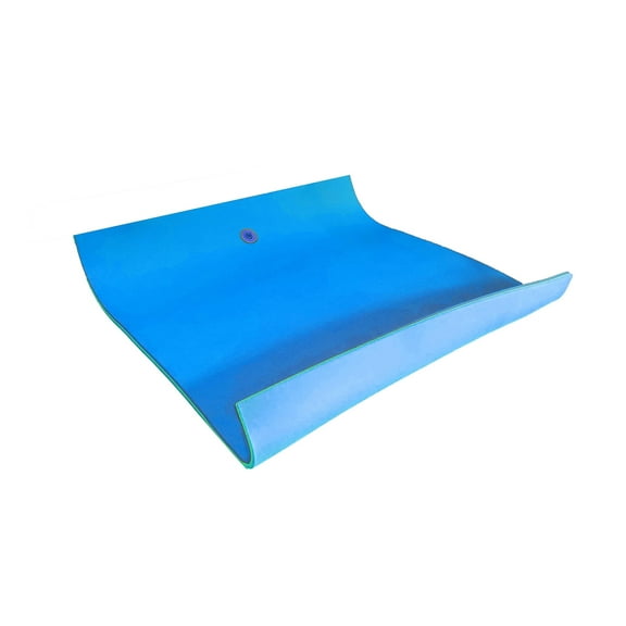 VOS Tahoe Premium Ultra Oversized Floating Water Mat, Foam Water Floating Pad, Lily Pad - Perfect for Lake, Pool, Beach, Sports & Water Activities, Suitable for Multiple Users (Blue/Seafoam)