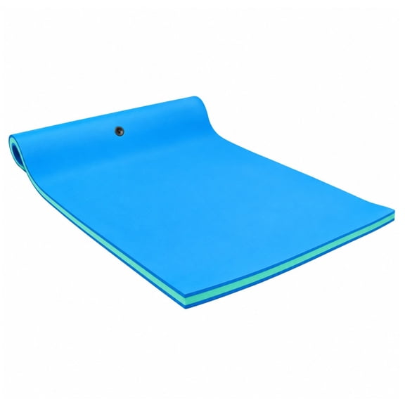 VOS Tahoe Premium Ultra Oversized Floating Water Mat, Foam Water Floating Pad, Lily Pad - Perfect for Lake, Pool, Beach, Sports & Water Activities, Suitable for Multiple Users (Blue/Seafoam)