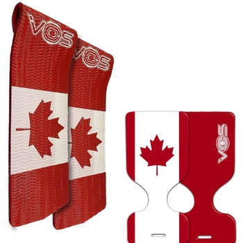 VOS Ultimate Water Relaxation Pack including 2 Phoenix Graphic Printed Saddle & 2 Infinity Lounger Water Floats for Supreme Comfort and Style (Maple Leaf)