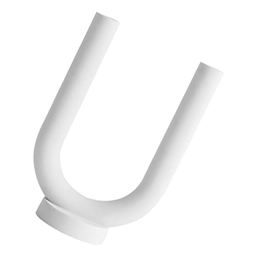 VOSAREA Ceramic Candlestick Holder U Shaped Taper Candle Holder Modern