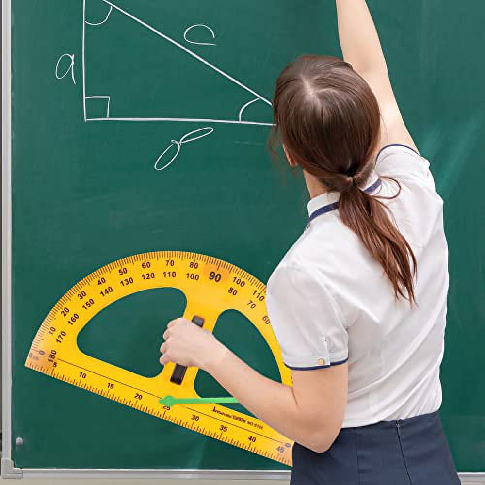 VOSAREA Teaching Protractor Classroom Teaching Protractor