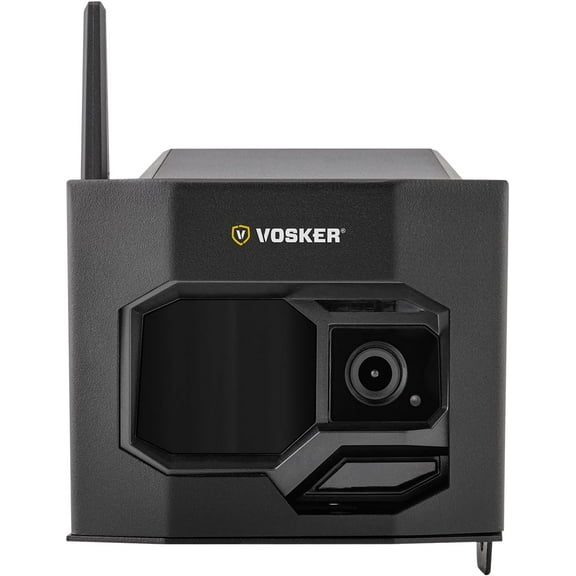 VOSKER Metal Security Box for VKX Outdoor Security Camera - Protective Heavy Duty Steel Case, Weather & Animal Resistant, Easy Accessible Panel