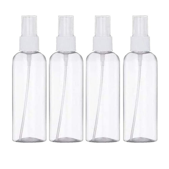 4 Pcs Spray Bottles 100ml Empty Bottle Mini Travel Size Spray Bottle Accessories Refillable Continuous Mist Leak Resistant Portable For Hair Cleaning Travel