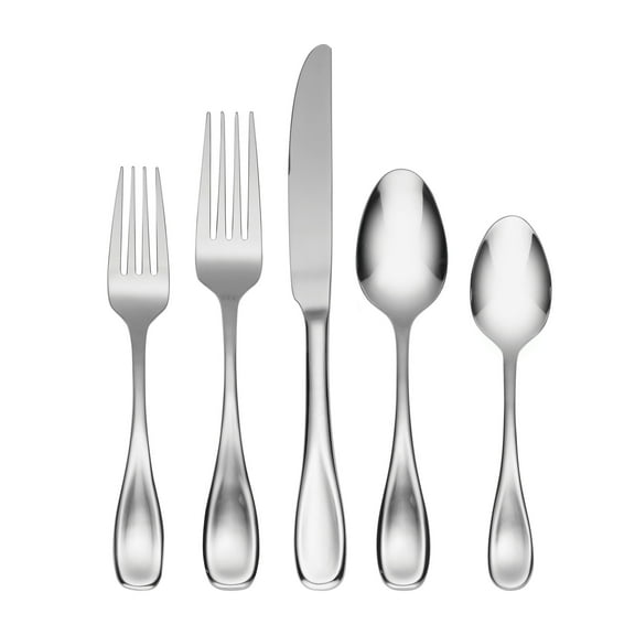 Oneida Voss 45-Piece Mirror 18/0 Stainless Steel Flatware Set (Service for 8)