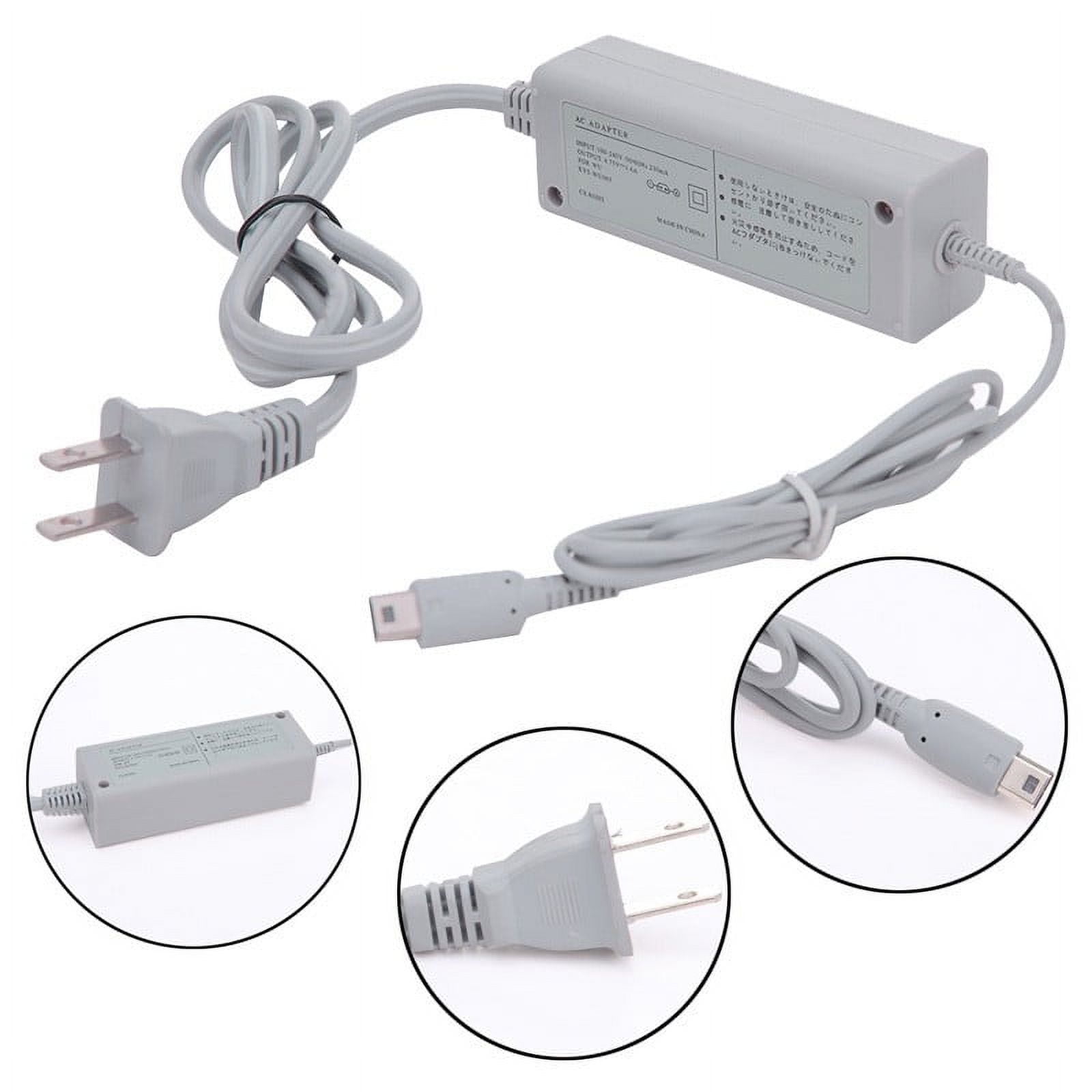 VOSS AC Power Supply Adapter Charger for Nintendo Wii U Gamepad Remote
