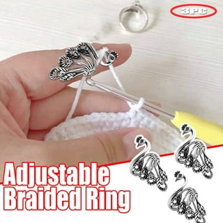 BadyminCSL Adjustable Knitting Loop Crochet Loop Knitting