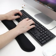 VOSS Ergonomic Memory Foam Keyboard Wrist Rest Non-slip Rubber Base Suitable For Office, Home, Computer