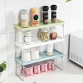 thumbnail image 1 of VOSS Multipurpose Stackable PP and Stainless Steel Sink Caddy, White, 1 of 5
