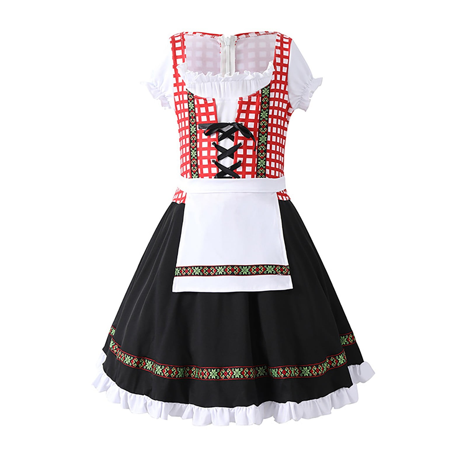 VOSS Oktoberfest Kid Girls Traditional German Fraulein Bavarian Dirndl
