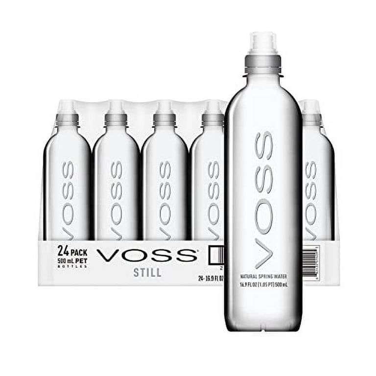 VOSS Premium Still Bottled Water - Pure, Crisp & Refreshing - BPA Free PET  Plastic Water Bottles with Sports Cap for Easy, Spill-Free Drinking - Ideal  ...