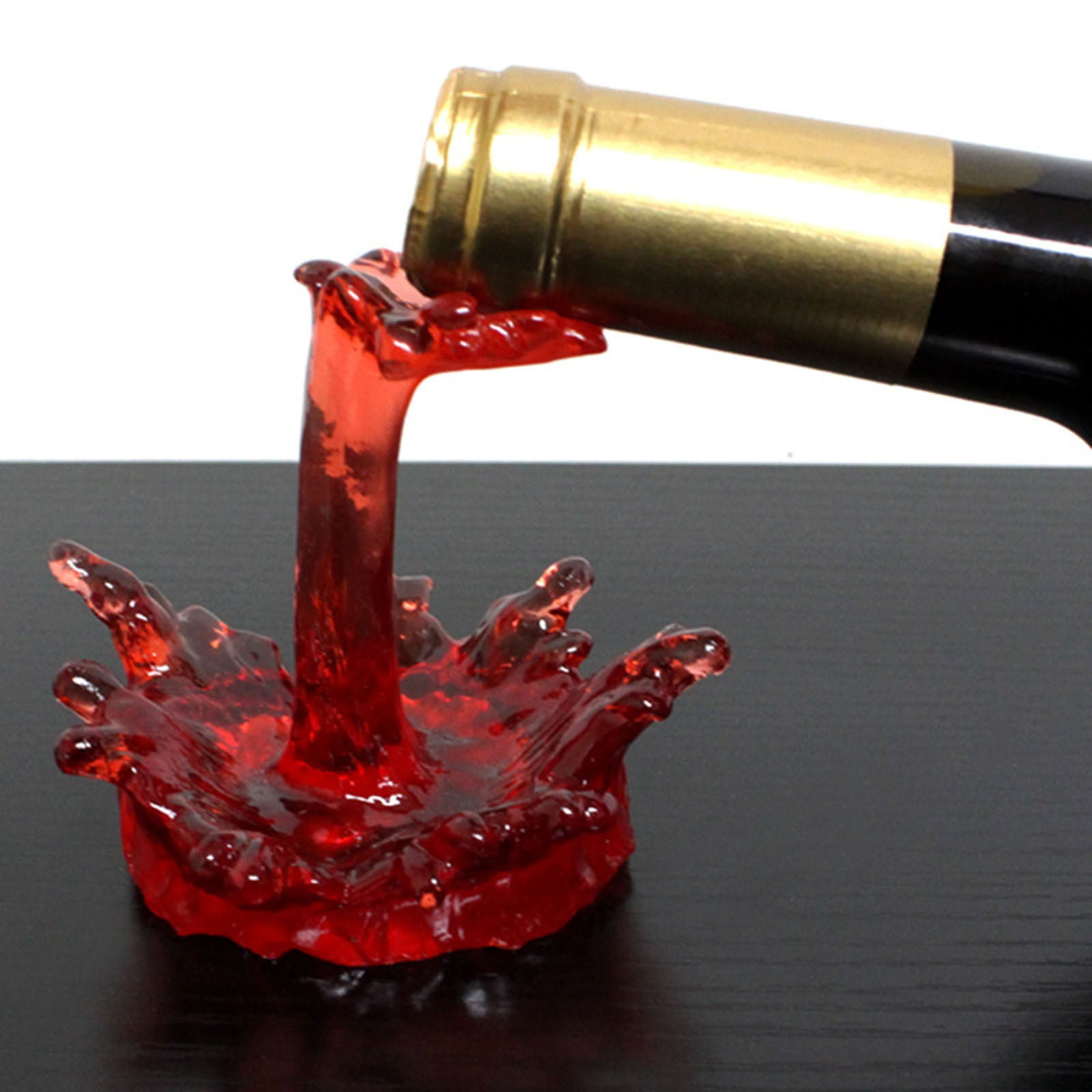 VOSS Spilled Wine Bottle Holder Fun And Unique Way To Display Your Favorite Wine Red Wine Rack Ornaments