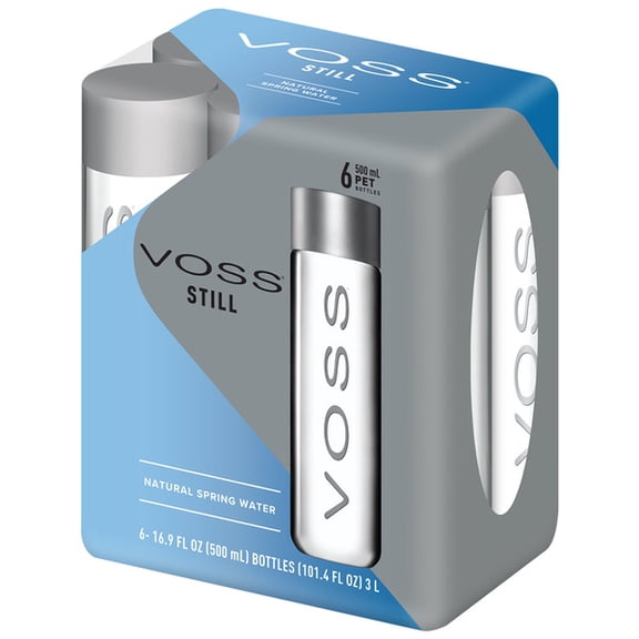 VOSS Still Water, 16.9 fl oz Bottle, Premium Natural Still Water