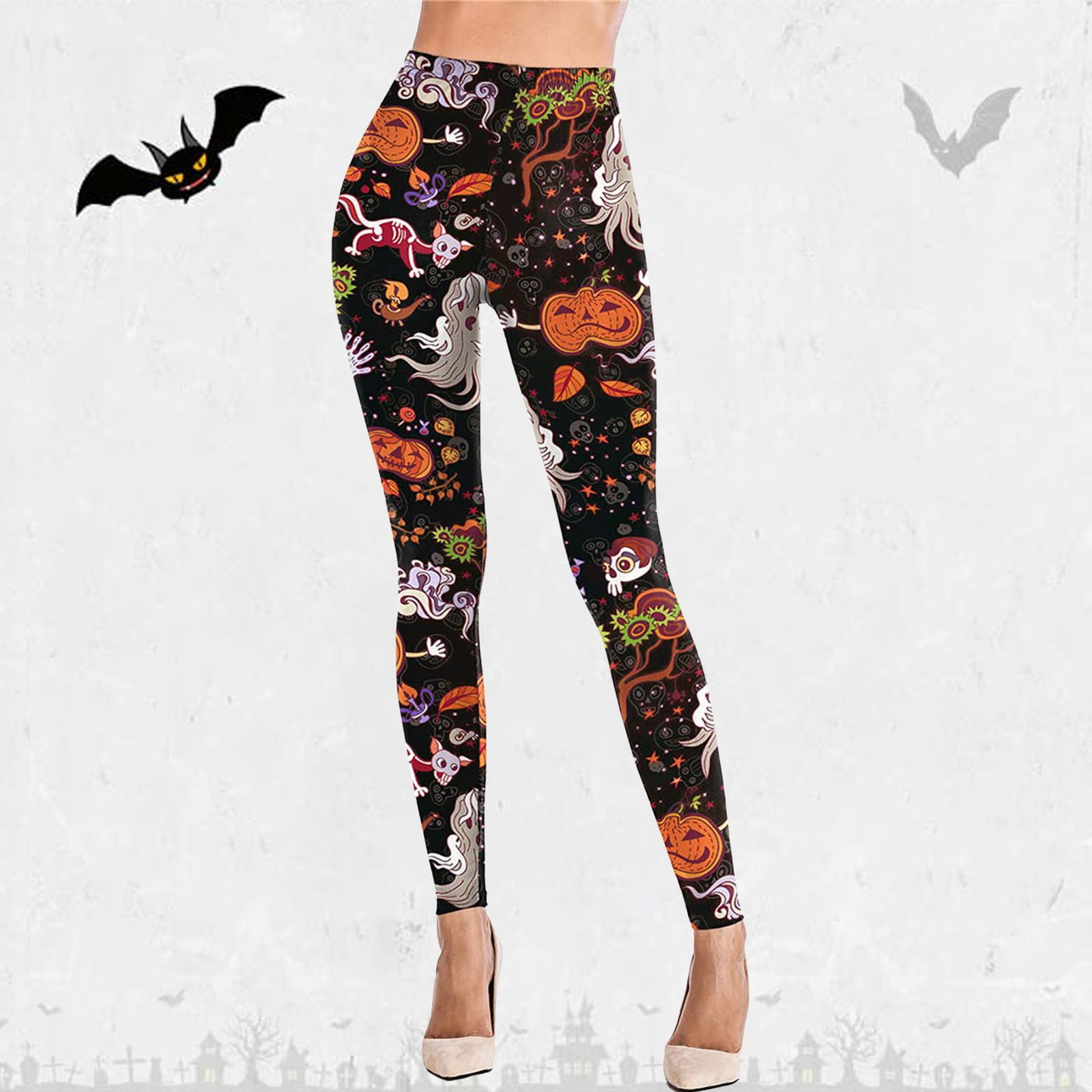 Leggings Halloween Apt.9 Taille XL - Noir - Neuf Avec Étiquettes