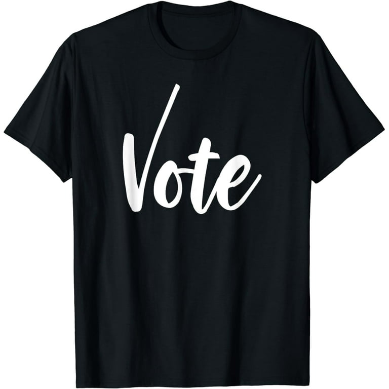 Vote Political Election November Check Mark Tshirt Vote Political Election November Check Mark Tshirt