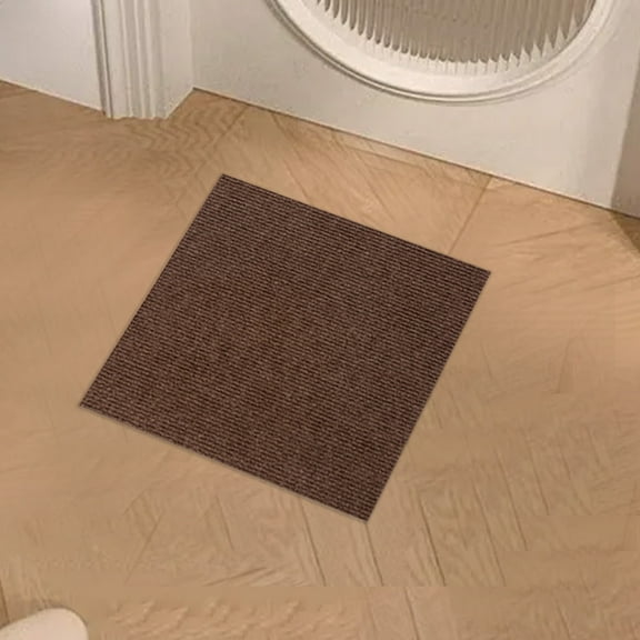 VOTRUDI Bathroom Rugs Indoor Door Rug,Soft Microfiber Absorbent Bathroom Rug,Washable Non Slip Quick Dry Bath Shower Mat for Bathtub Toilet Bathroom Floor,20x20in