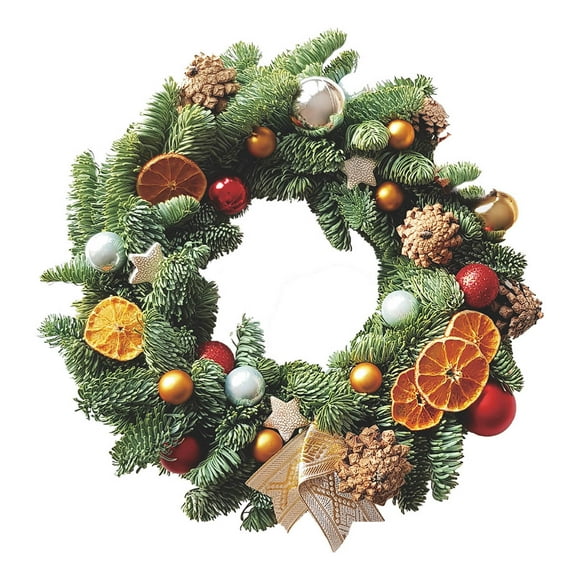 VOTRUDI Christmas Door Wreath,New Christmas Wreath Stickers Santa Claus Glass Window Wall Decoration Wall Stickers
