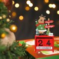 thumbnail image 1 of VOTRUDI Christmas Elements Wooden Puppets,Christmas Decorations Indoor Clearance,Countdown Ornament,Christmas Indoor Decor for Room Office Tabletop,Red, 1 of 6