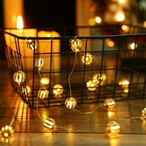 VOTRUDI Christmas Tree Lights,6.6ft 20 Count String Lights,Battery Operated Xmas Lights Waterproof for Indoor Outdoor Wedding Holiday Party Home Decor,Multicolor