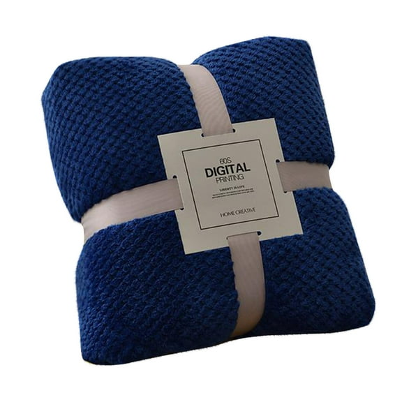 VOTRUDI Chunky Weighted Throw Blanket,Winter Fall Plush Blankets and Throws Full Size on Clearance,Heavy,Throw Blankets For Sofa,Living,Bed,Outdoor,Blue