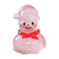 thumbnail image 1 of VOTRUDI Cutesnowman Micro Scene,Christmas Gifts Clearance,Small Glowing Ornaments,Christmas Indoor Decor for Room Office Tabletop,Pink, 1 of 2