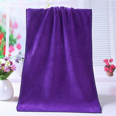 VOTRUDI Extra Large Bath Towel Sets,Washcloths, Soft Microfiber, Quick Dry, Highly Absorbent Bath Towels,Purple