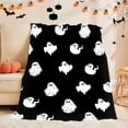 thumbnail image 1 of VOTRUDI Halloween Flannel Throw Blanket Spooky for Party Sofa Home Decor, 1 of 6