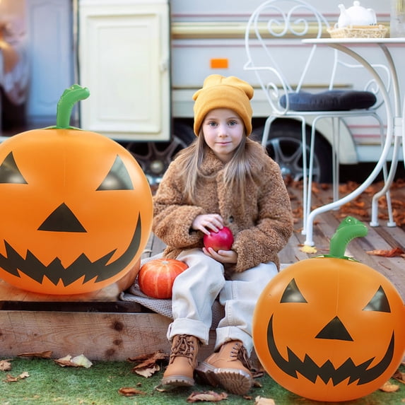 VOTRUDI Halloween Inflatable Pumpkin Decorations - Cute Outdoor Yard & Garden Blow-Up Decor for Halloween Party, Festive Atmosphere