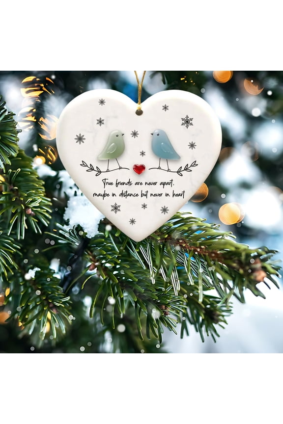 Handmade Sea Glass Bird Heart Necklace with Sterling Silver Chain - Unique Ocean Inspired Friendship Jewelry Gift for Women, Eco-Friendly Sustainable Beach Accessories