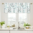 thumbnail image 1 of VOTRUDI Kisstyle 52 Inch Thermal Insulating Floral Valance Light Filtering Window Topper for Bathroom Kitchen, 1 of 6