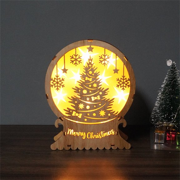 VOTRUDI LED Light Chalet Hotel Bar,Christmas Decorations Outdoor Clearance,Christmas Tree Decor,Christmas Indoor Decor for Room Office Tabletop,F