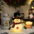thumbnail image 1 of VOTRUDI Light Up Snowman Figure Decoration,Christmas Decor Clearance,Christmas Snowflake Gift,Christmas Indoor Decor for Room Office Tabletop,A, 1 of 3